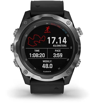 Garmin Jordan spec card (Descent mk2 sports apps)