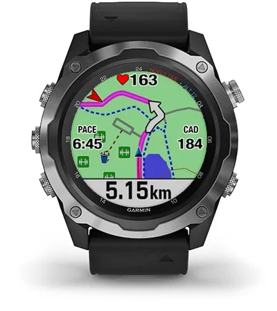 Garmin Jordan spec card (Descent mk2 turn by turn)