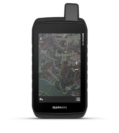 Garmin Jordan spec card (montana 700 satellite view)