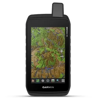 Garmin Jordan spec card (montana 700 topo maps)