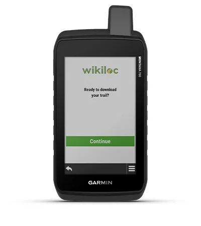 Garmin Jordan spec card (montana 700 wikiloc)