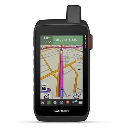 Garmin Jordan spec card (motana 750i city maps)