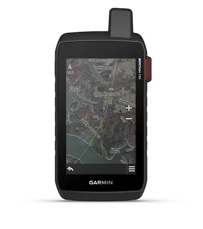 Garmin Jordan spec card (motana 750i satellite views)