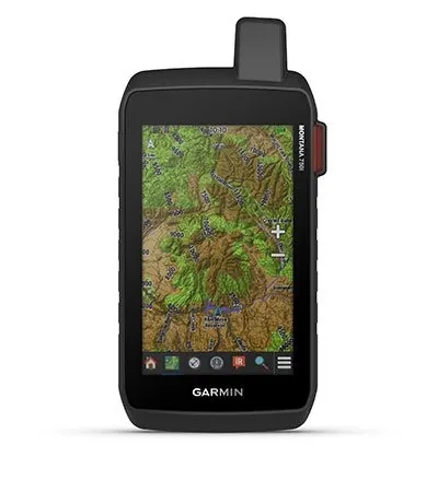 Garmin Jordan spec card (motana 750i topo maps)