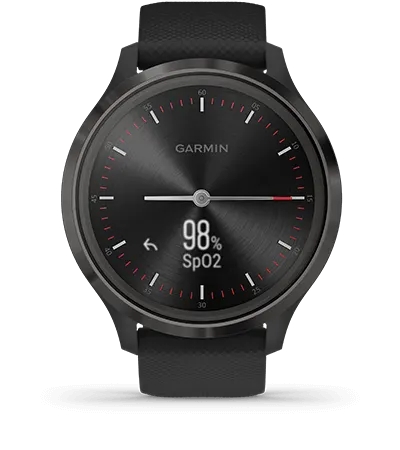 Garmin Jordan spec card (vivomove 3 advanced sleep)