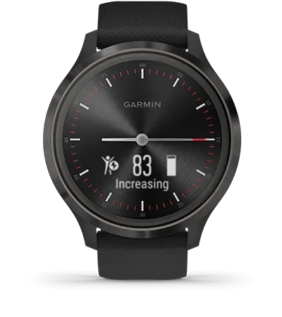 Garmin Jordan spec card (vivomove 3 body battery)