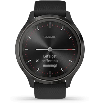 Garmin Jordan spec card (vivomove 3 smart notifications)