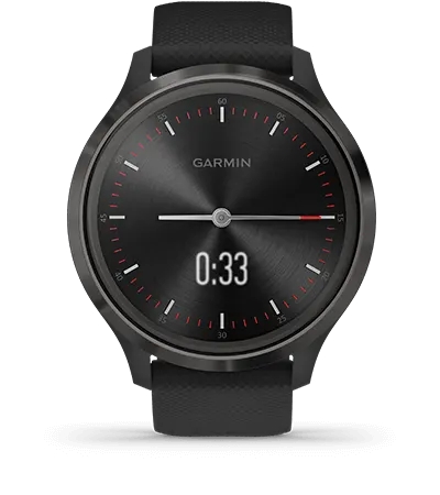 Garmin Jordan spec card (vivomove 3 timer stopwatch)