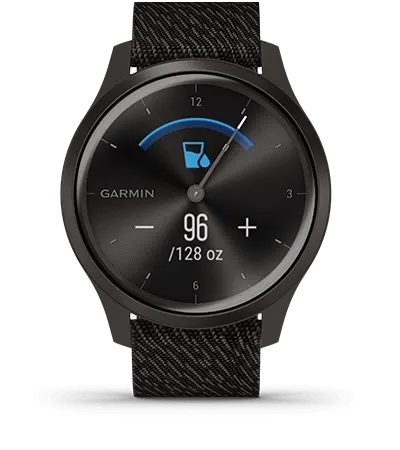 Garmin Jordan spec card (vivomove style hydration)