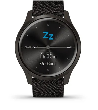 garmin Jordan spec card (vivomove style sleep score)