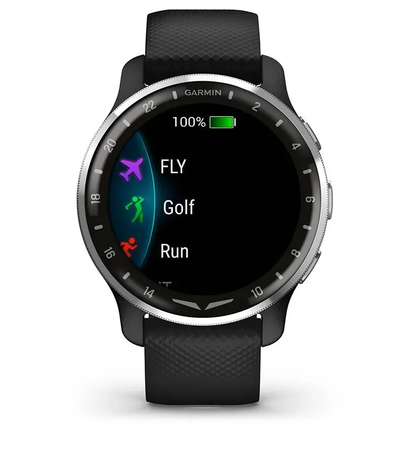 Garmin Jordan spec card (D2 x10 sports apps)